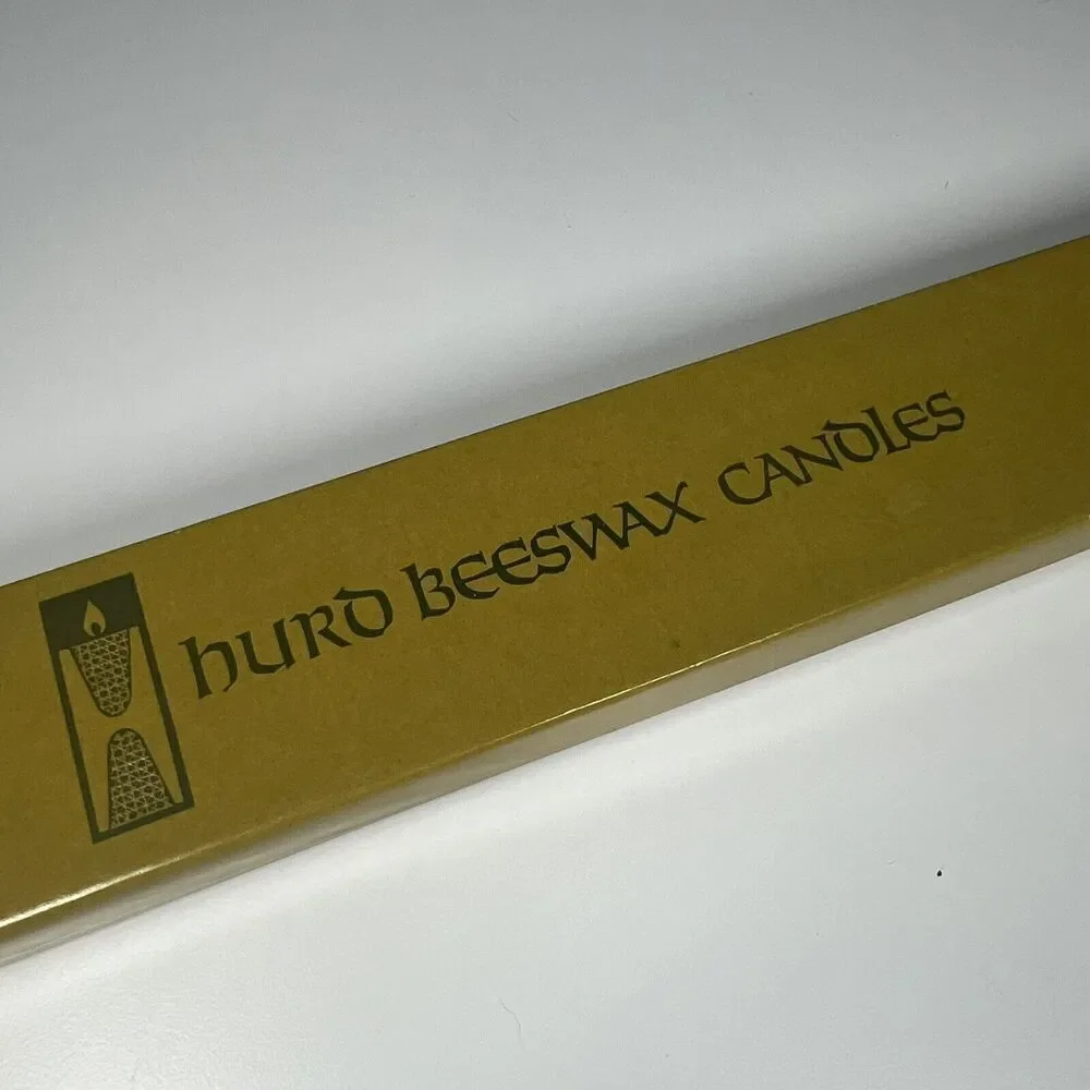 Vintage Hurd Beeswax 18” Pastel Pink Ribbon Twist Freemark Abbey Candles Easter
